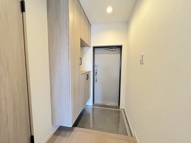 ベルヴィ香椎壱番館の玄関