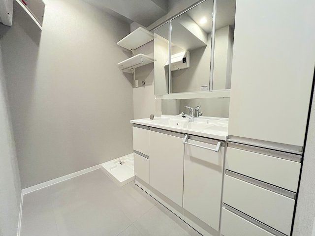 ベルヴィ香椎壱番館の洗面所