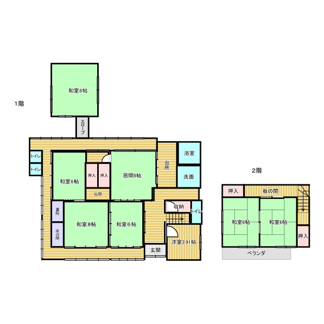 三和町上壱の家の間取り