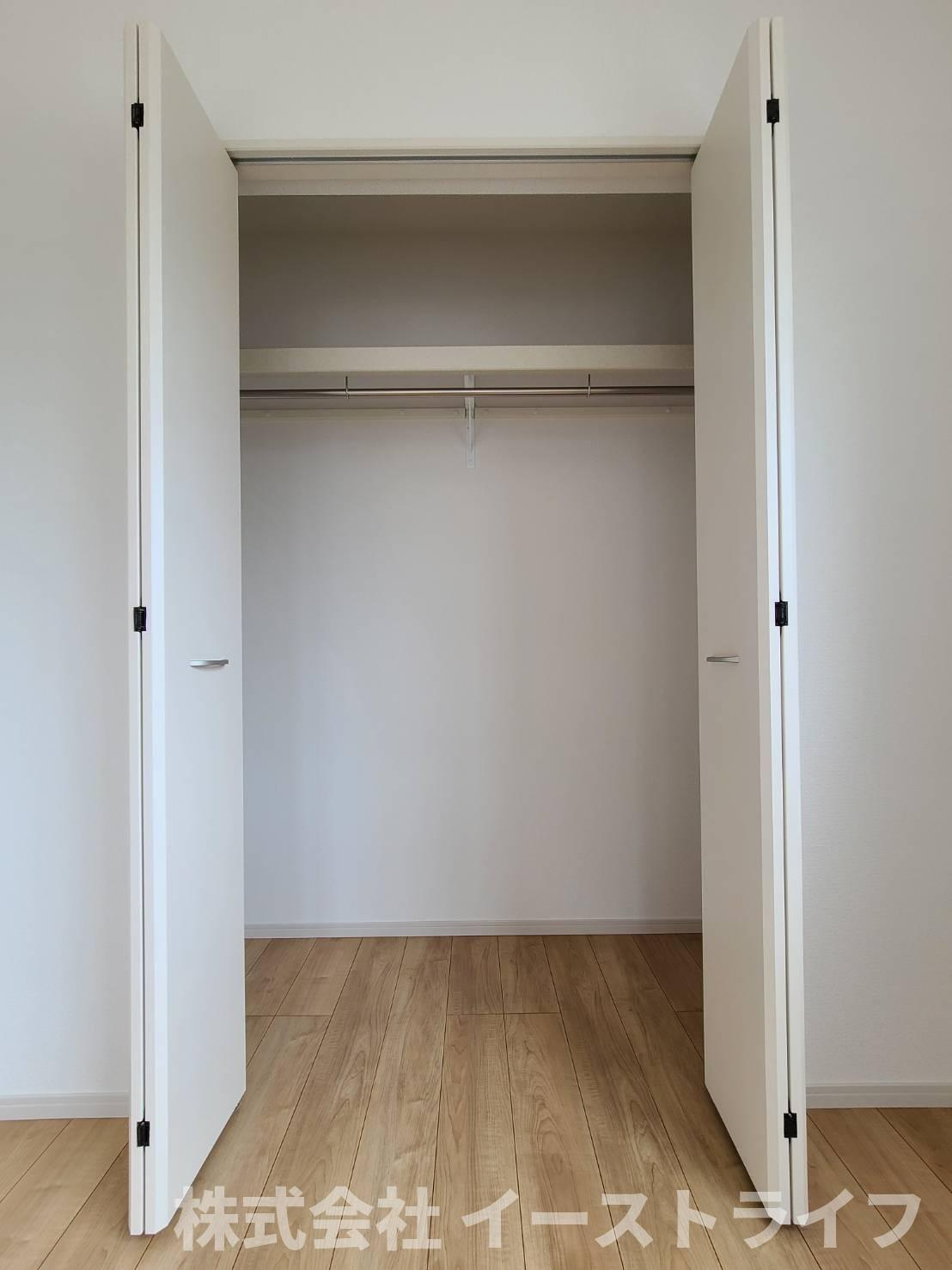 【新築戸建】　いわき市郷ケ丘5期の収納|各居室にクローゼットが完備されているので、収納家具などの購入費用を抑えることが出来ます！