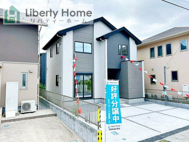 土浦市桜町1期　新築戸建の外観|ご予約をいただければ、『平日の空いた時間』『周辺物件まとめて見たい』『1件だけ見たい』ももちろん可能です♪
お気軽にお問合せください♪