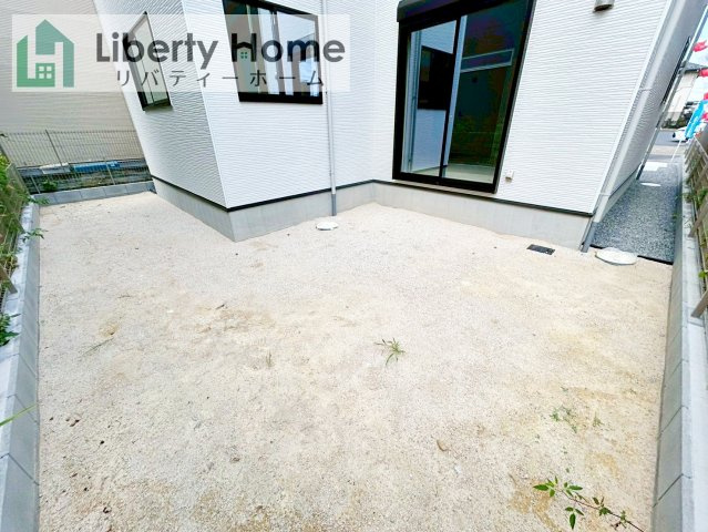 土浦市桜町1期　新築戸建の庭