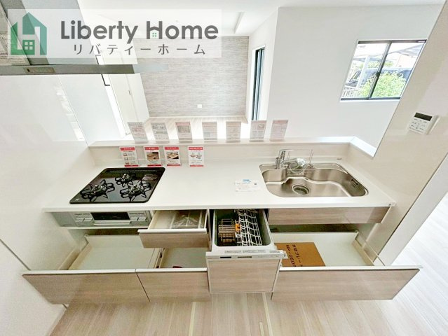 土浦市桜町1期　新築戸建のキッチン