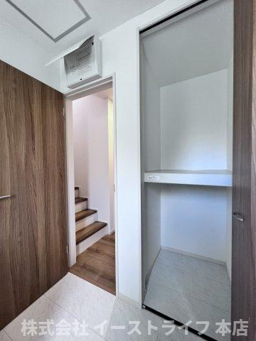 【新築戸建】　いわき市小名浜林城の収納|同社施工イメージです。　収納豊富な物件なので、部屋をスッキリ見せることが出来ます！