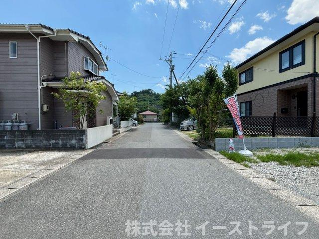 【新築戸建】　いわき市小名浜林城の前面道路含む現地写真|当社はお客様に末永く満足していただきたい思いから、ご購入後のアフターフォローにも力を入れております。何なりとご相談ください。 担当：梶田