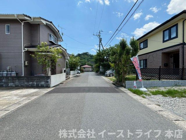 【新築戸建】　いわき市小名浜林城の前面道路含む現地写真|前面道路含む現地写真です