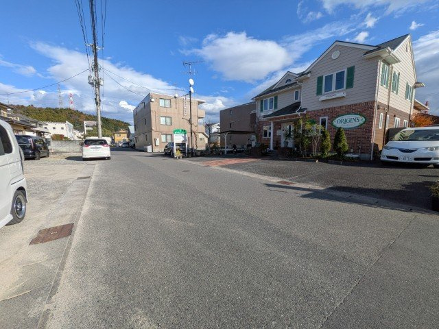 【新築戸建】　いわき市佐糠町東2期の前面道路含む現地写真|北西6.0ｍ前面道路