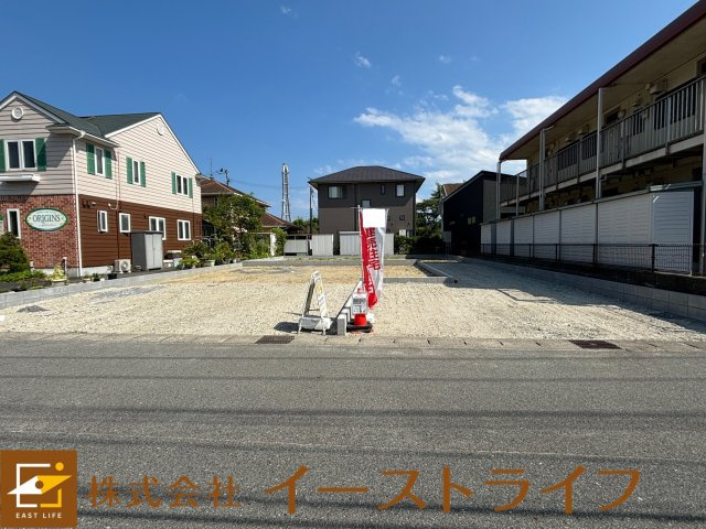 【新築戸建】　いわき市佐糠町東2期の前面道路含む現地写真|建築中です。