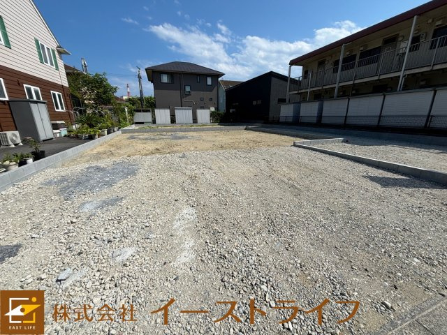 【新築戸建】　いわき市佐糠町東2期の前面道路含む現地写真|現況写真です。こちらに2棟の物件が建築されます。