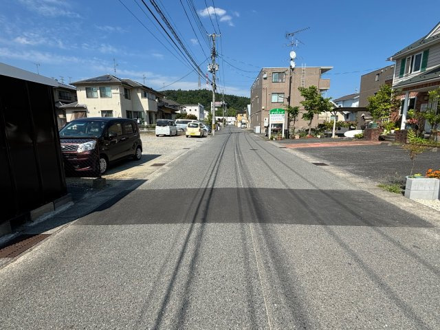 【新築戸建】　いわき市佐糠町東2期の前面道路含む現地写真|北西6.0ｍ前面道路