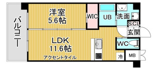 プレジオさくら夙川の間取り