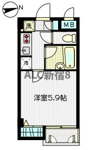 イーストープ上北沢の間取り