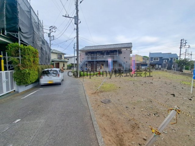 藤沢市辻堂元町3丁目　建築条件無し　売地の前面道路含む現地写真|前面道路の様子です◇