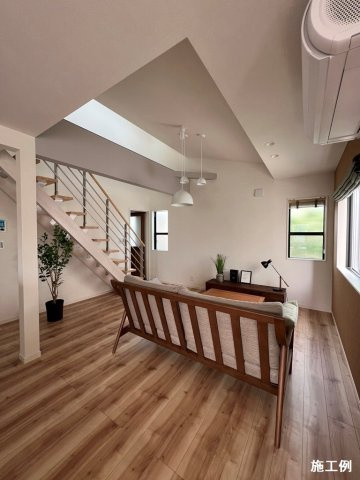 厚木市温水　築後未入居　全1棟の居間・リビング|同じ工務店様の施工例です。