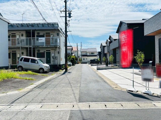 タマタウン　瑞穂市穂積小Ⅱ　全4区画分譲の前面道路含む現地写真|■前面道路　■ヤマダ不動産　株式会社リライフ　
■夢のマイホーム購入をフルサポートします！