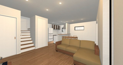 【完成予想図】 | 建築条件付き宅地　高知市石立町　1号地 | イメージです