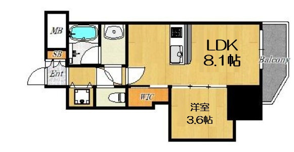 【間取り】 | ザ・パークハビオ同心プレイス