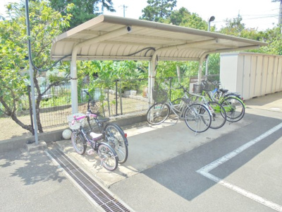 【その他共用部分】 | セジュールASO | 屋根付き駐輪場