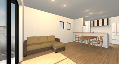 【外観パース】 | 建築条件付き宅地　高知市石立町　3号地 | イメージです