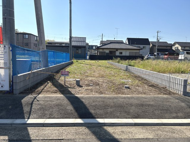 牛久市中央3丁目　土地73坪の外観|接道部分