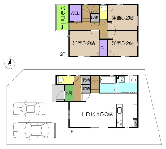 【区画図】 | 建築条件付き宅地　高知市石立町　6号地 | プランです