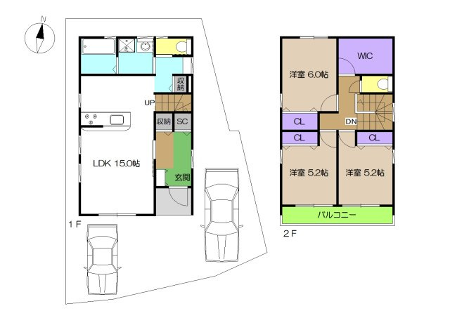 【区画図】 | 建築条件付き宅地　高知市石立町　8号地 | プランです