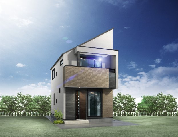 ＜LIBERi リーベリー＞練馬区旭町2丁目　生活快適エリア　限定1棟の外観パース|完成予想図