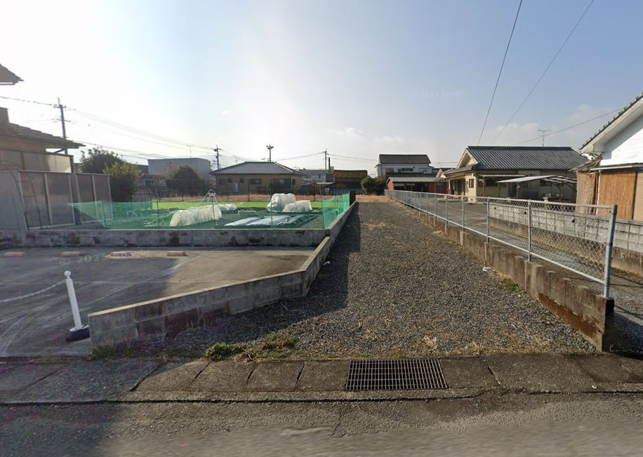 都城市上長飯町の売地の外観