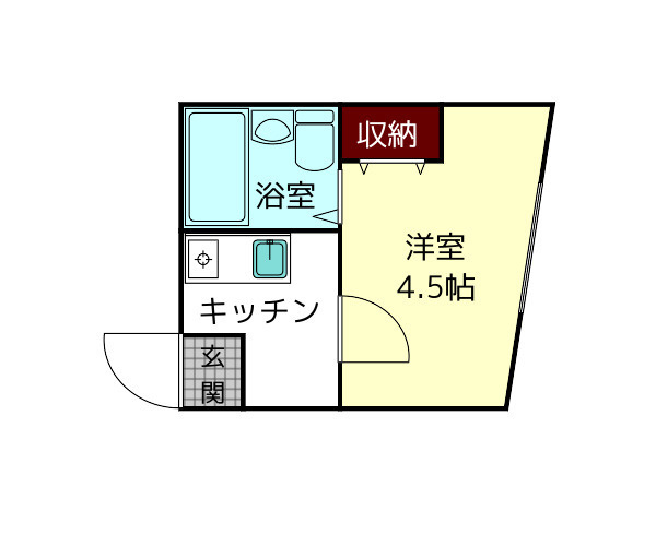 諏訪東生駒ビルの間取り