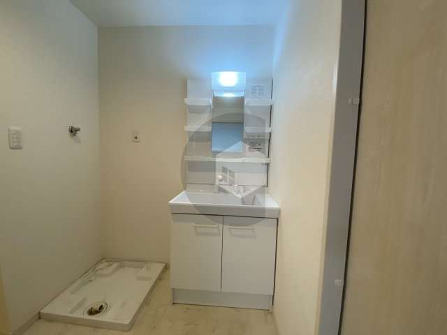 グロースコート弥刀の独立洗面台