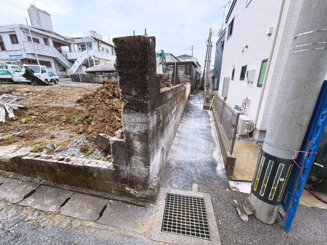 浦添市西原1丁目　土地　1号地の前面道路含む現地写真|2025/4/26　現地写真
