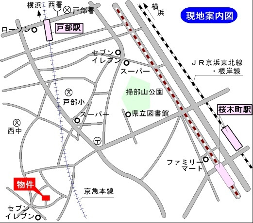 山王コーポネノカミの地図|案内図