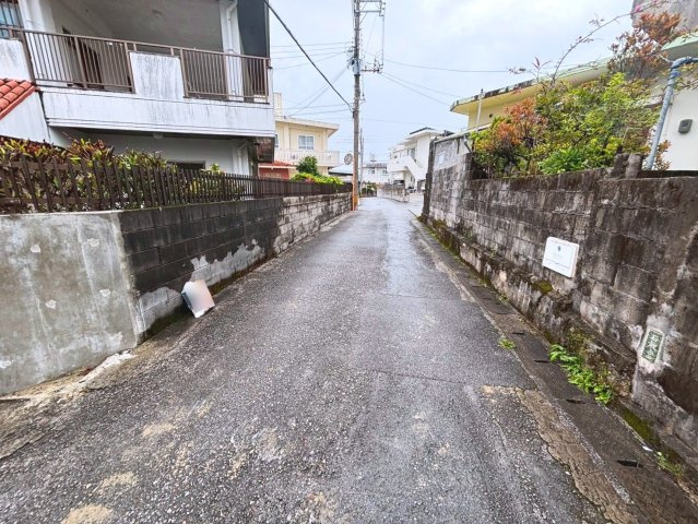 浦添市西原1丁目　土地　2号地の周辺|2025/4/26　前道