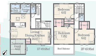 【間取り】 | 川口市東内野23-1期　新築戸建