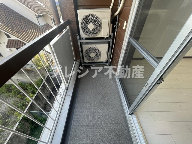 甲子園第3コーポラスのバルコニー