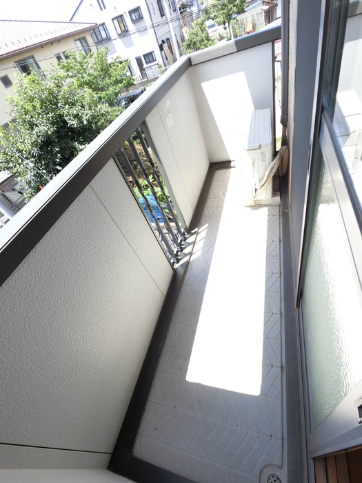 メゾン・クレール　Bのバルコニー