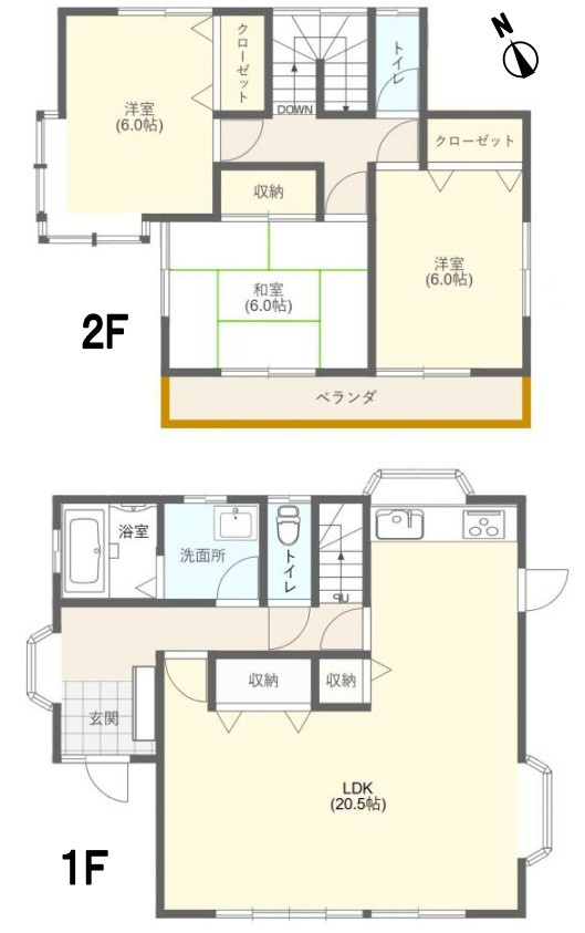 【中古戸建】本庄市児玉町児玉　の間取り|■間取り図｜敷地面積：150.04（約45.38坪）　建物面積：98.32（約29.74坪）