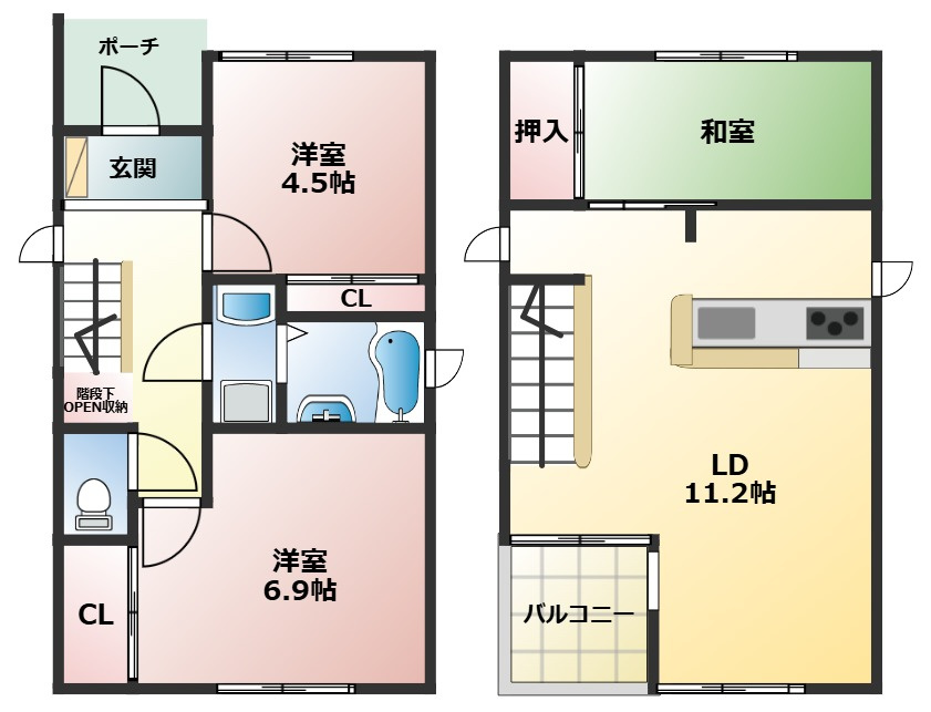 前後町大代1605-82KODATEXⅠの外観|外観もきれいです