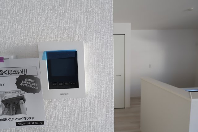 《仲介手数料無料》南区大字大谷口2541-6(全1戸)新築一戸建てリガーレのセキュリティ|撮影日 2025年8月3日 15:40 晴れ