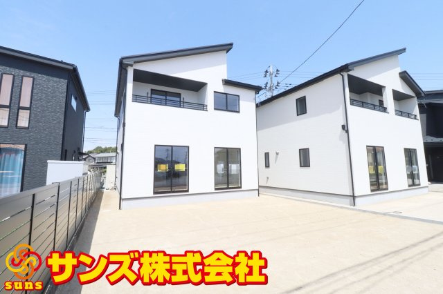郡山市片平町字釜場　　　　１号棟　　　小山田小学校、郡山第６中学区の外観|南西側から見た外観