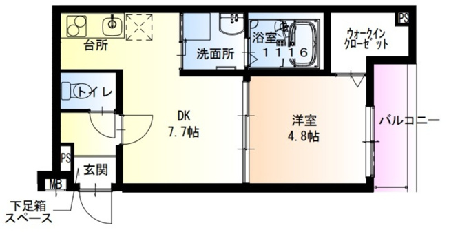 【間取り】 | フジパレス瓢箪山Ⅱ番館