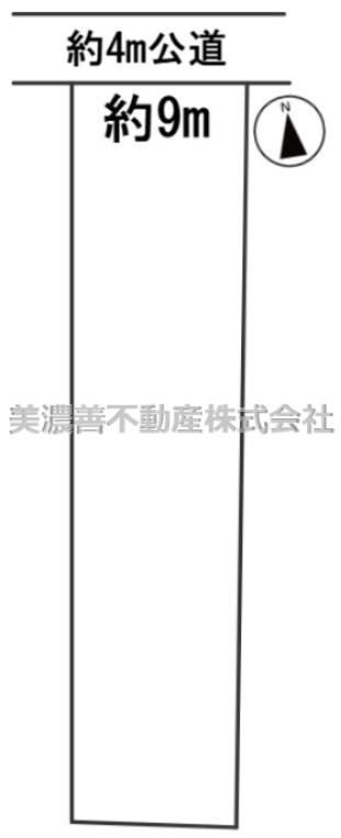 ６４０２１　岐阜市柳津町蓮池6丁目土地の区画図