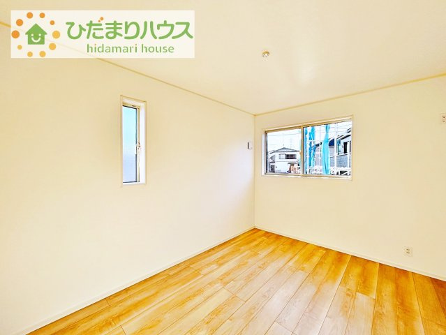 【洋室】 | 土浦市神立町　新築未入居物件 | お掃除しやすく、清潔感を保てるのでダニも発生しにくいフローリング♪