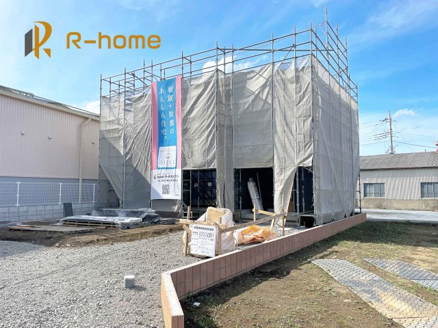 水戸市平須町第7　新築戸建て　1号棟の外観|2025年5月完成予定！近隣の同仕様完成物件をご見学いただけます♪