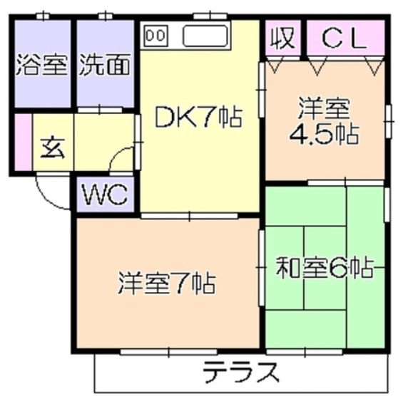 フレグランスシオンの間取り