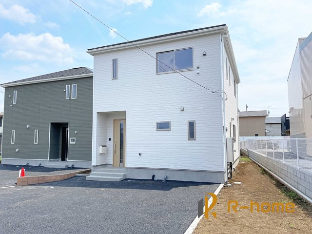 水戸市平須町第7　新築戸建て　2号棟の外観|ご予約を頂ければ、『平日』はもちろん『早朝』や『夜間』もご見学可能です♪お気軽にお申し付けください♪