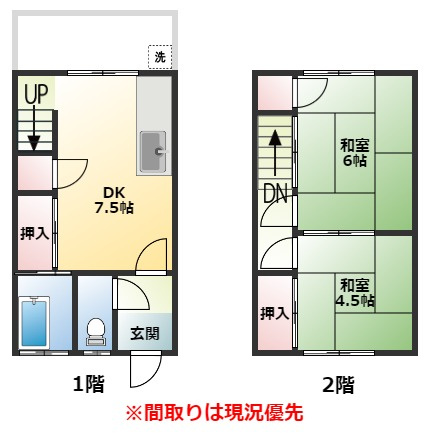 神田アパート　の間取り
