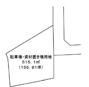大津市一里山５丁目の事業用地の区画図