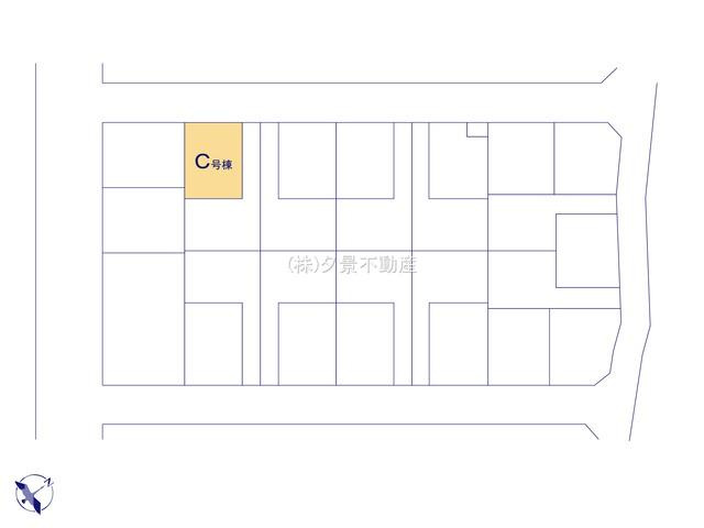 《仲介手数料無料》南区大字広ヶ谷戸567新築一戸建てコンフォートヒルズの区画図
