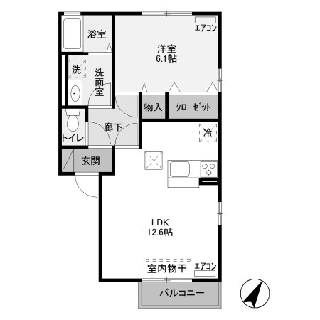 【間取り】 | グランジェⅠ
